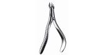 Close-up view of Tweezerman Cuticle Clippers showcasing stainless steel precision blades