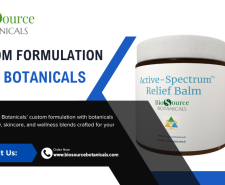 Custom formulation with botanicals