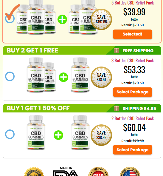 Golden farms CBD gummies