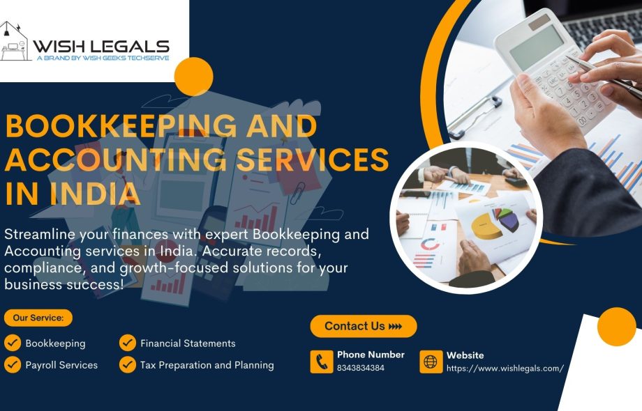 Bookkeeping and Accounting services in India