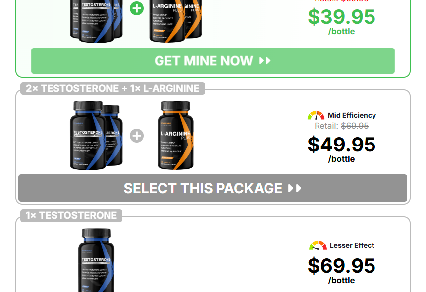 StaminUP Testosterone Capsules Australia