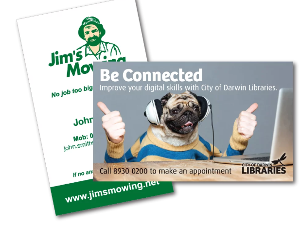 business card magnets