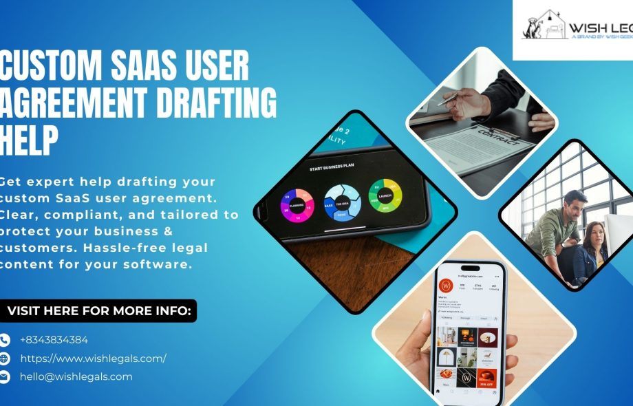 custom SaaS user agreement drafting help