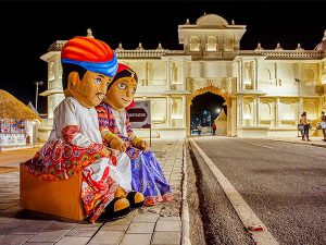 Kutch Rann Utsav Travel - White Desert Festival with folk dance, cultural tents, and cab services