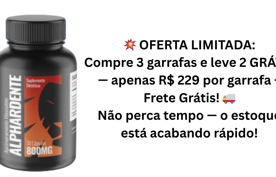 Alphardente Cápsulas Preço mais recente