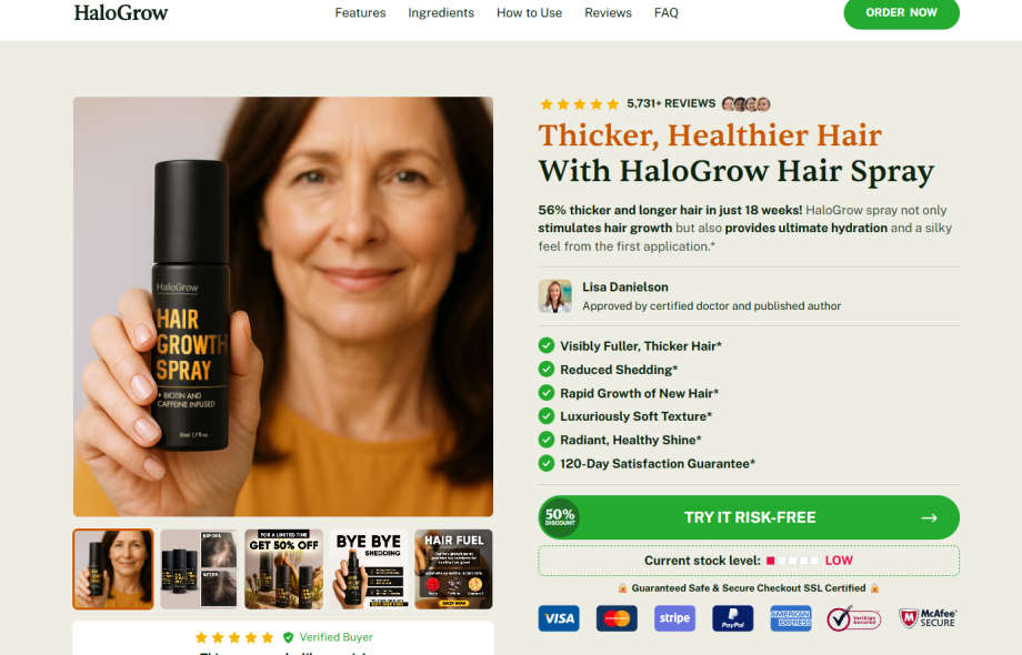 HaloGrow Hair Growth Spray Canada