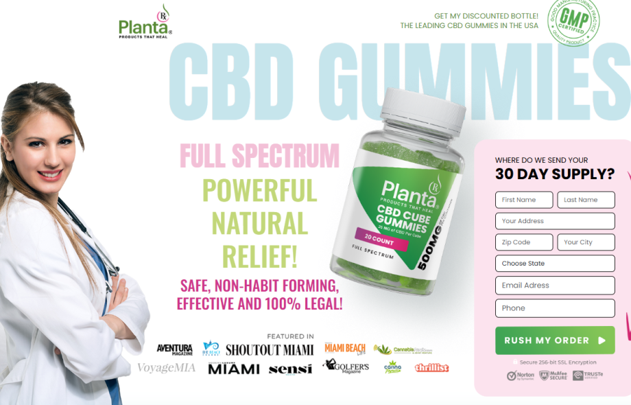 Planta RX CBD Cube Gummies Canada