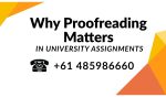 Why Proofreading Matters In University Assignments