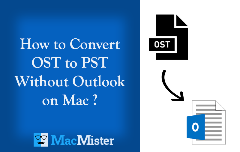 how to move ost file to pst format file on mac