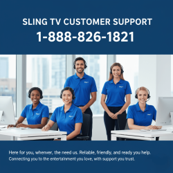 Need help with Sling TV? Call 1-888-826-1821 for billing, streaming, or account support. Fast and reliable Sling TV customer service available 24/7.