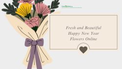 beautiful happy new year flowers